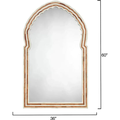 Bardot Large Bone & Wood Mirror by Jamie Young - LOOMLAN - Jamie Young - Wall Mirrors