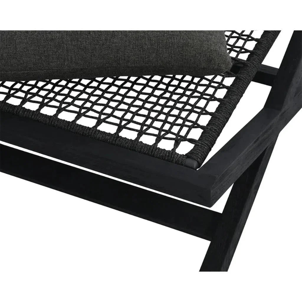 Bari Fabric Modern Stool-Outdoor Ottomans-SUNPAN-LOOMLAN