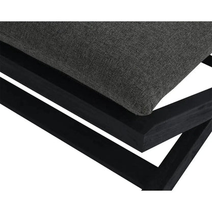 Bari Fabric Modern Stool-Outdoor Ottomans-SUNPAN-LOOMLAN