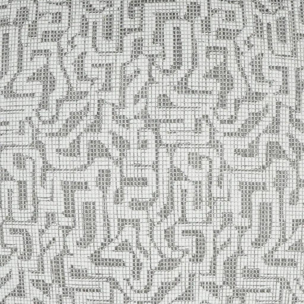 Barkley Abstract White Taupe Large Throw Pillow Insert - LOOMLAN - D.V. Kap - Throw Pillows