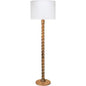 Barley Wooden Twist Floor Lamp
