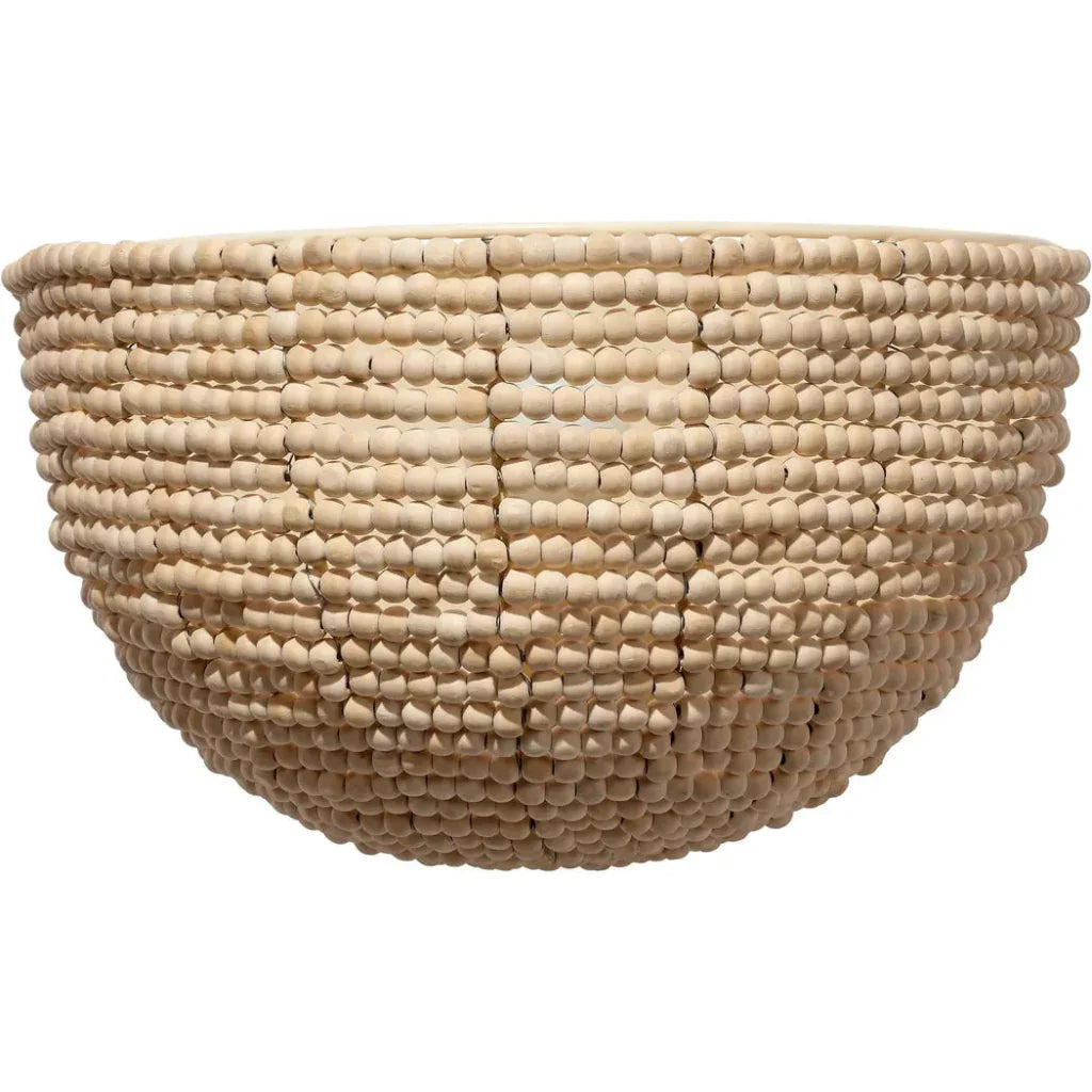 Barnacle Beaded Demi Lune Sconce - LOOMLAN - Jamie Young - Wall Sconces