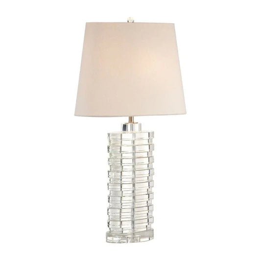 Barnett Clear Crystal Made Table Lamp - LOOMLAN - Wildwood - Table Lamps