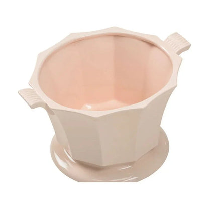 Baron Pedestal Based Ceramic Cachepot - LOOMLAN - Chelsea House - Planters