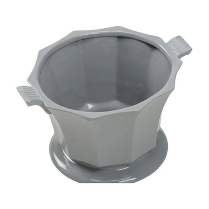 Baron Pedestal Based Ceramic Cachepot - LOOMLAN - Chelsea House - Planters