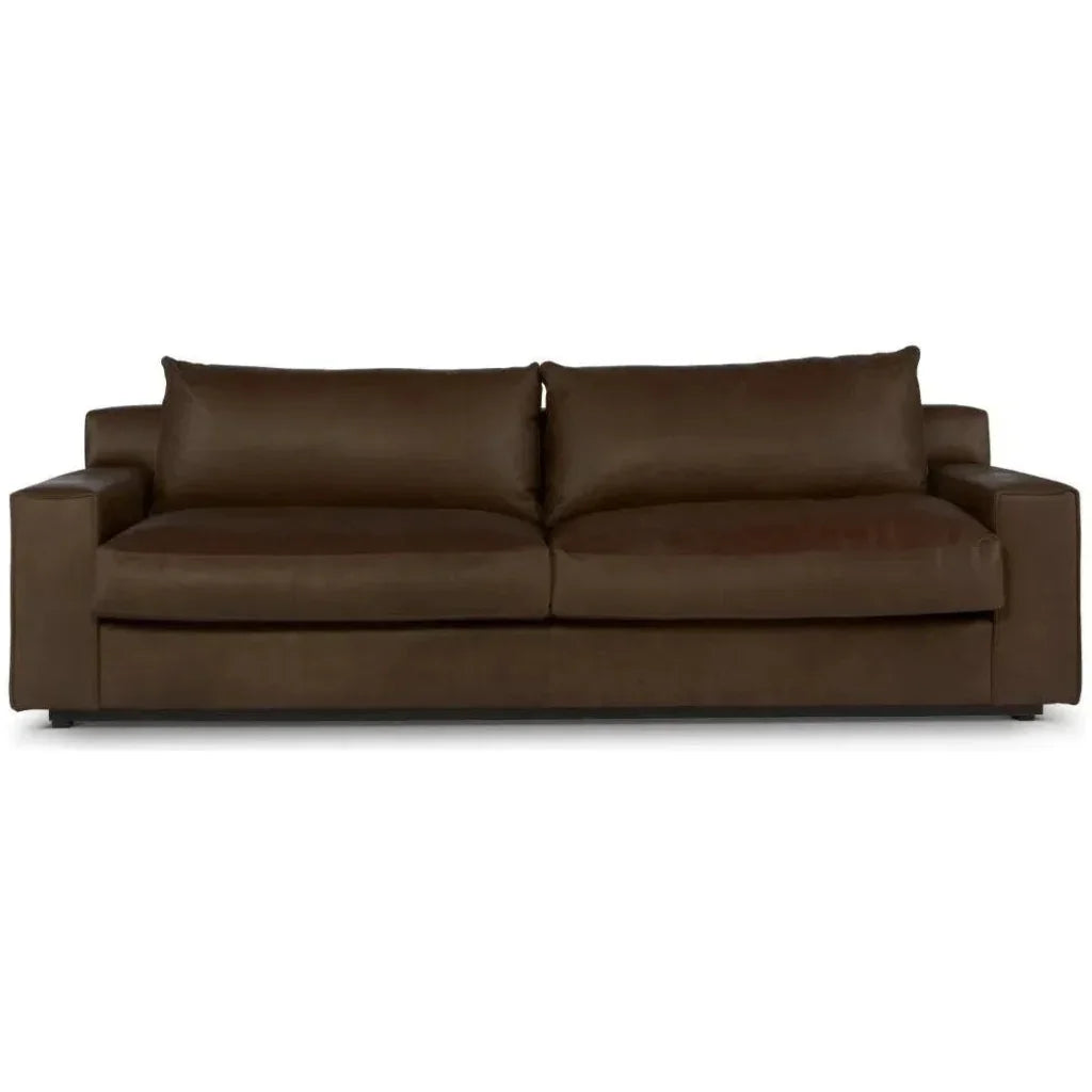 Barrett Ethical Custom Made 2 Cushion Leather Sofa - LOOMLAN - One For Victory - Sofas & Loveseats