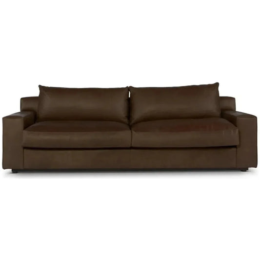 Barrett Ethical Custom Made 2 Cushion Leather Sofa - LOOMLAN - One For Victory - Sofas & Loveseats