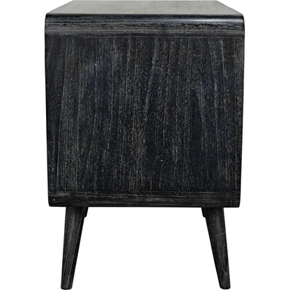 Bart Wood Black Chest - LOOMLAN - Noir - Chests