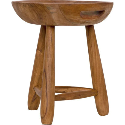 Basel Accent Stool - LOOMLAN - Noir - Poufs and Stools