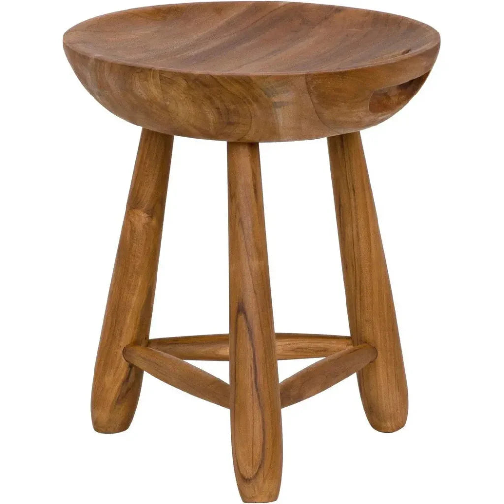 Basel Accent Stool - LOOMLAN - Noir - Poufs and Stools