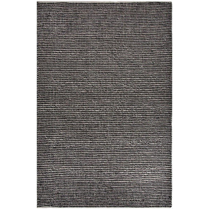 Basi 5x7 Indoor Outdoor Black Patio Rug-Outdoor Rugs-LOOMLAN-5' x 7'-LOOMLAN