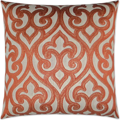 Bastia Red Throw Pillow With Insert