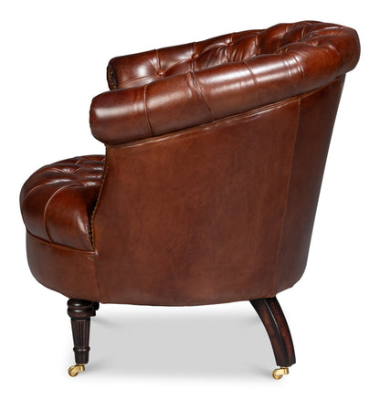Bastian Top Grainc Leather Armchair