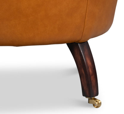 Bastian Top Grainc Leather Armchair