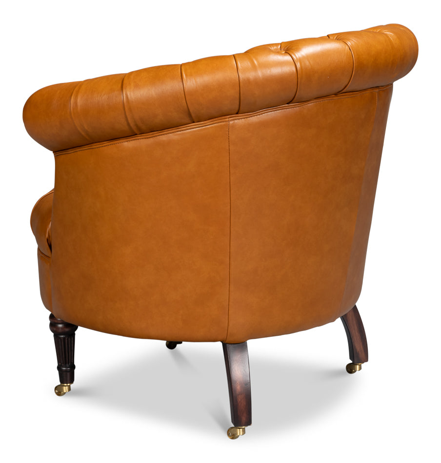 Bastian Top Grainc Leather Armchair