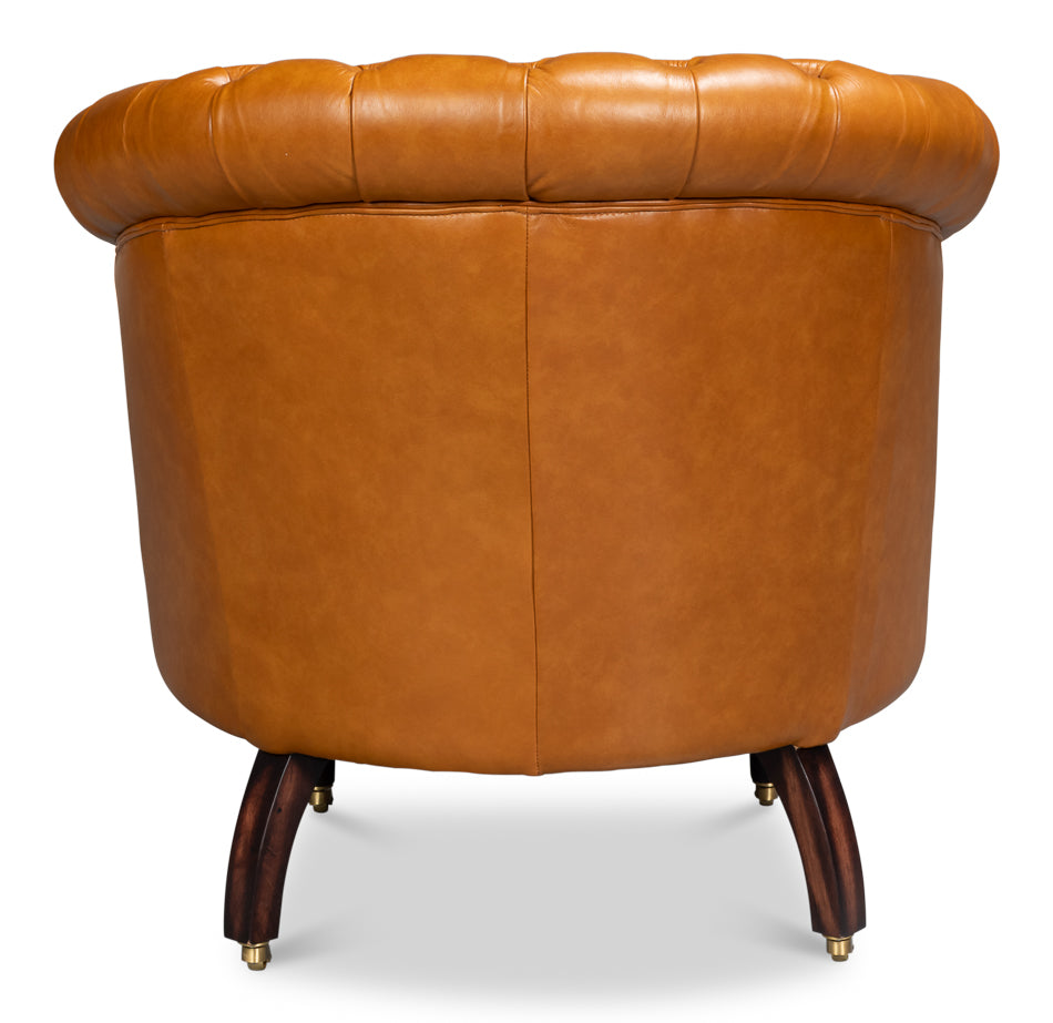 Bastian Top Grainc Leather Armchair