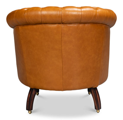 Bastian Top Grainc Leather Armchair