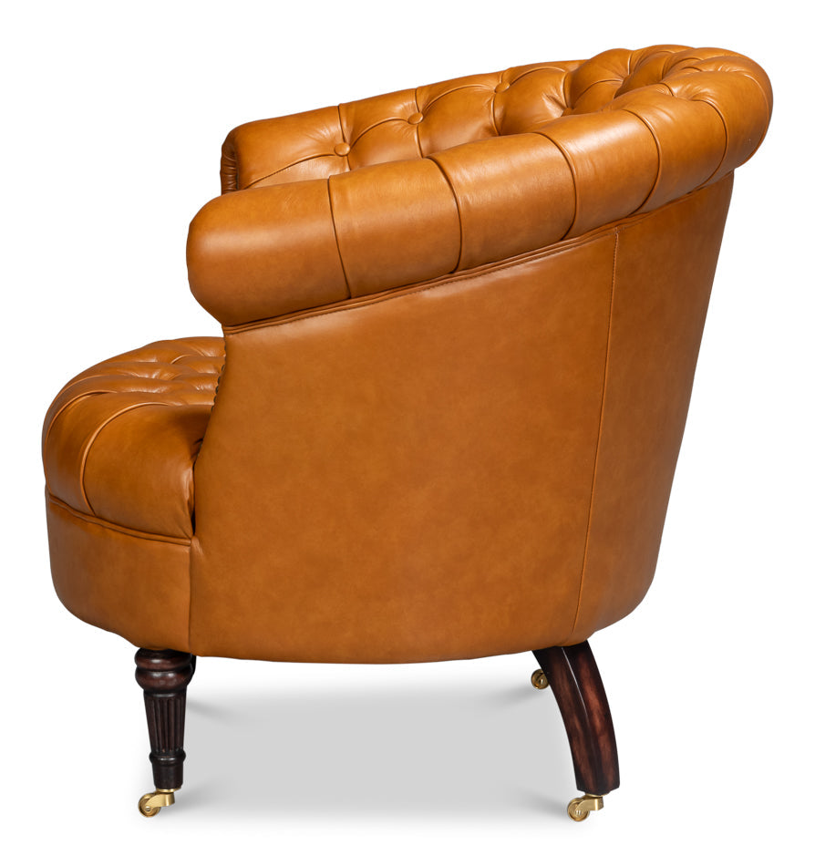 Bastian Top Grainc Leather Armchair