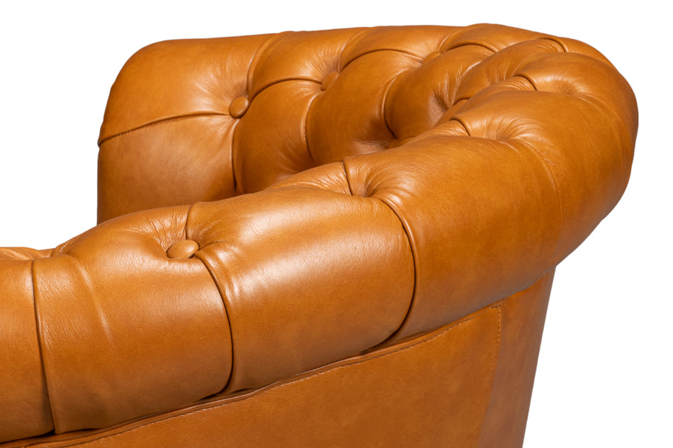 Bastian Top Grainc Leather Armchair
