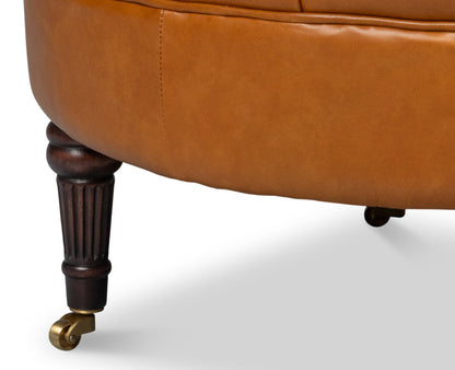 Bastian Top Grainc Leather Armchair