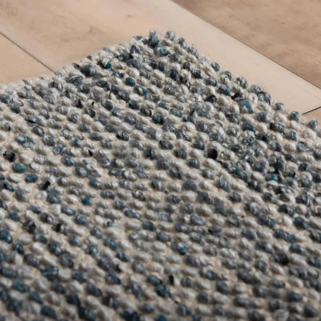 Basu 5x7 Indoor Outdoor Blue Patio Rug-Outdoor Rugs-LOOMLAN-LOOMLAN