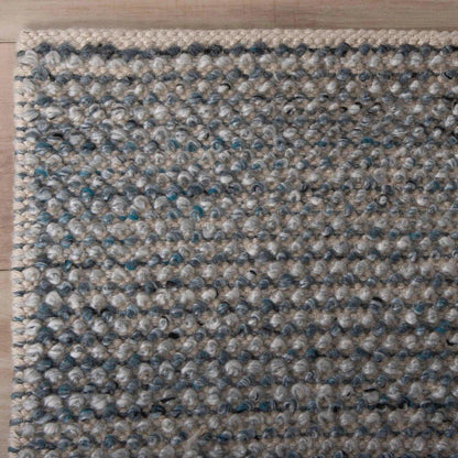 Basu 5x7 Indoor Outdoor Blue Patio Rug-Outdoor Rugs-LOOMLAN-LOOMLAN