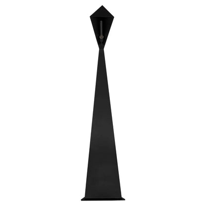 Bat Industrial Steel Black Floor Lamp-Floor Lamps-Noir-LOOMLAN