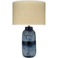 Batik Blue Ceramic Table Lamp