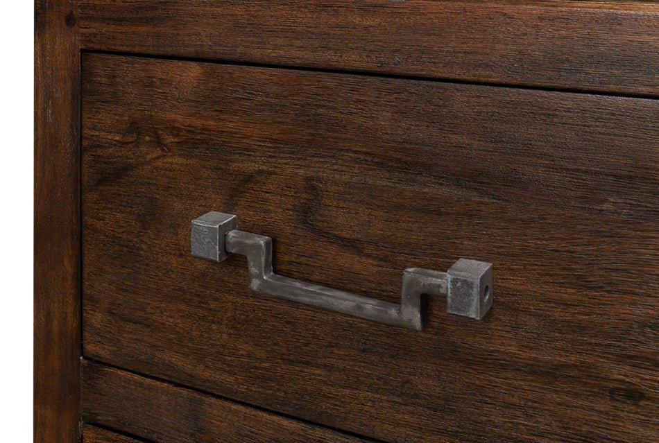 Bauhaus Three Drawer Wood Chest - LOOMLAN - Sarreid - Chests