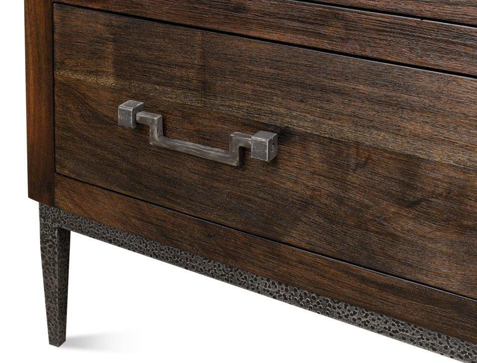 Bauhaus Three Drawer Wood Chest - LOOMLAN - Sarreid - Chests