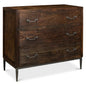Bauhaus Three Drawer Wood Chest - LOOMLAN - Sarreid - Chests