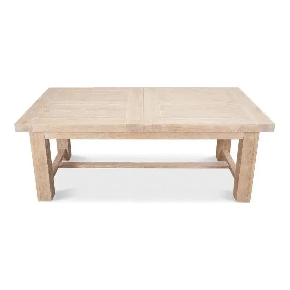 Bauhaus Wooden Extendable Dining Table-Dining Tables-Sarreid-LOOMLAN