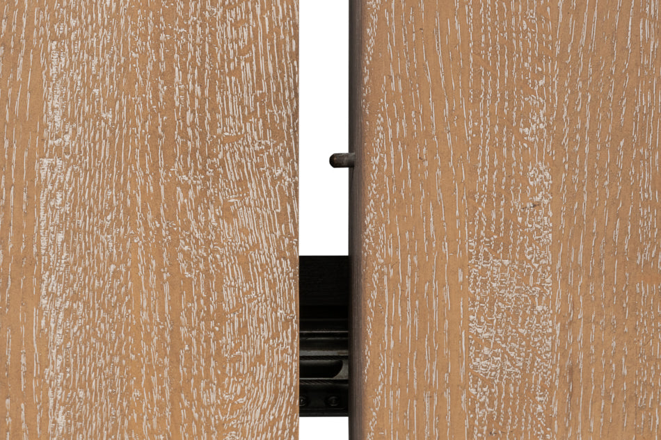 Bauhaus Wooden Extendable Dining Table-Dining Tables-Sarreid-LOOMLAN