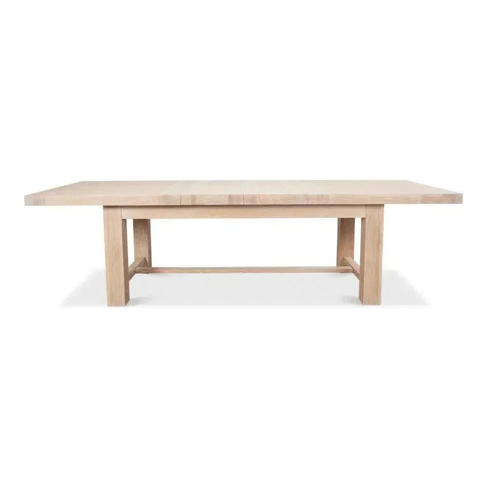 Bauhaus Wooden Extendable Dining Table-Dining Tables-Sarreid-LOOMLAN