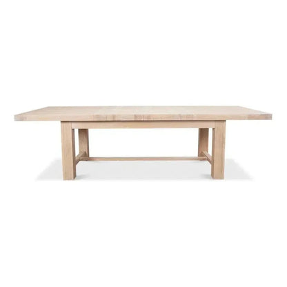 Bauhaus Wooden Extendable Dining Table-Dining Tables-Sarreid-LOOMLAN