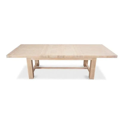 Bauhaus Wooden Extendable Dining Table-Dining Tables-Sarreid-LOOMLAN