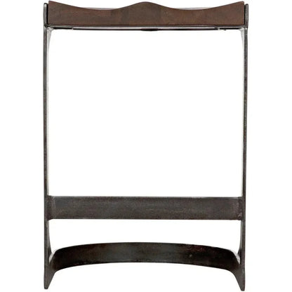 Baxter Wood and Steel Counter Stool - LOOMLAN - Noir - Counter Stools