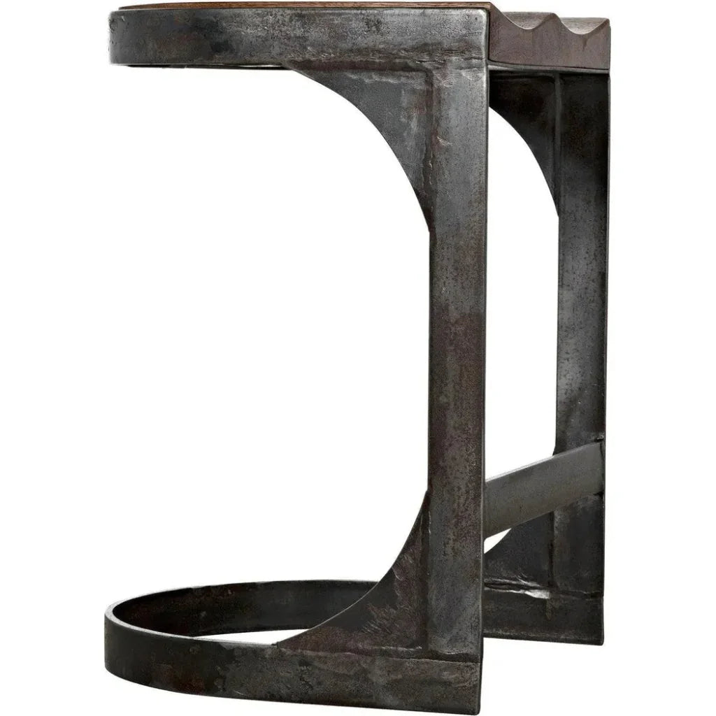 Baxter Wood and Steel Counter Stool - LOOMLAN - Noir - Counter Stools