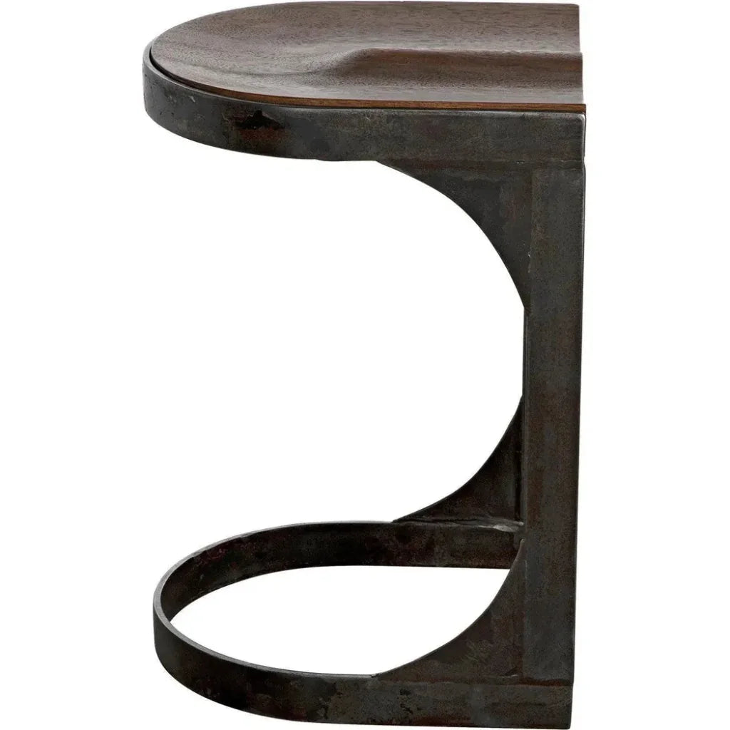 Baxter Wood and Steel Counter Stool - LOOMLAN - Noir - Counter Stools