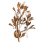 Bay Laurel Handcrafted Golden Wall Sconce