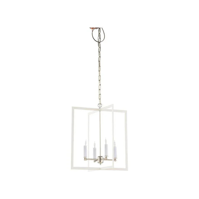 Bayberry Hanging Clean White Finish Chandelier - LOOMLAN - Wildwood - Chandeliers