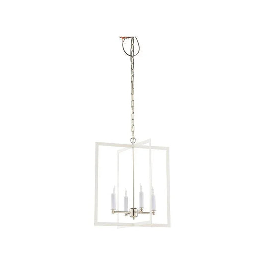 Bayberry Hanging Clean White Finish Chandelier - LOOMLAN - Wildwood - Chandeliers