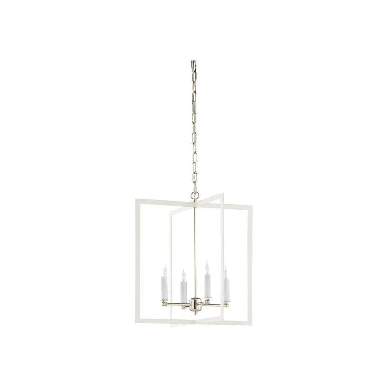 Bayberry Hanging Clean White Finish Chandelier - LOOMLAN - Wildwood - Chandeliers