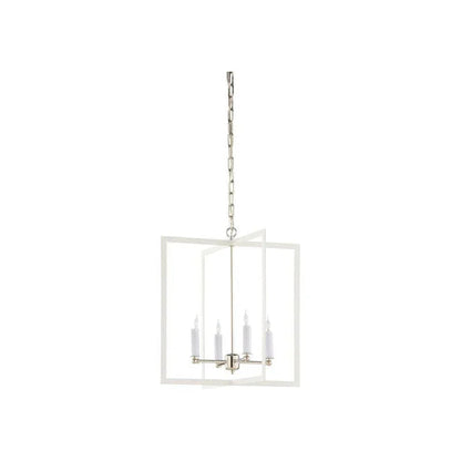 Bayberry Hanging Clean White Finish Chandelier - LOOMLAN - Wildwood - Chandeliers
