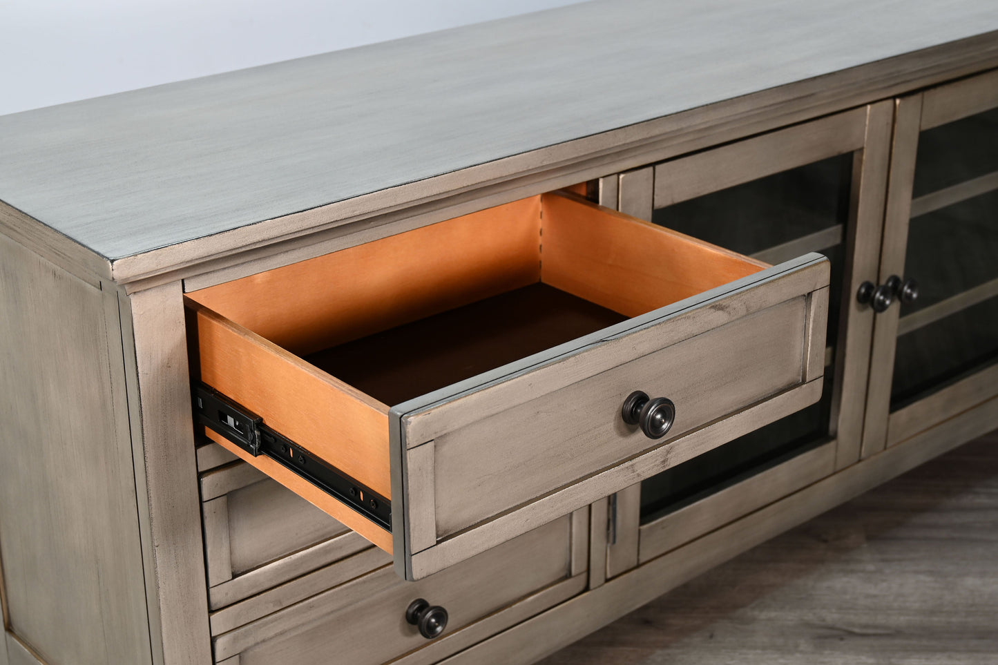 Baycrest Six Drawers Wood Media Console