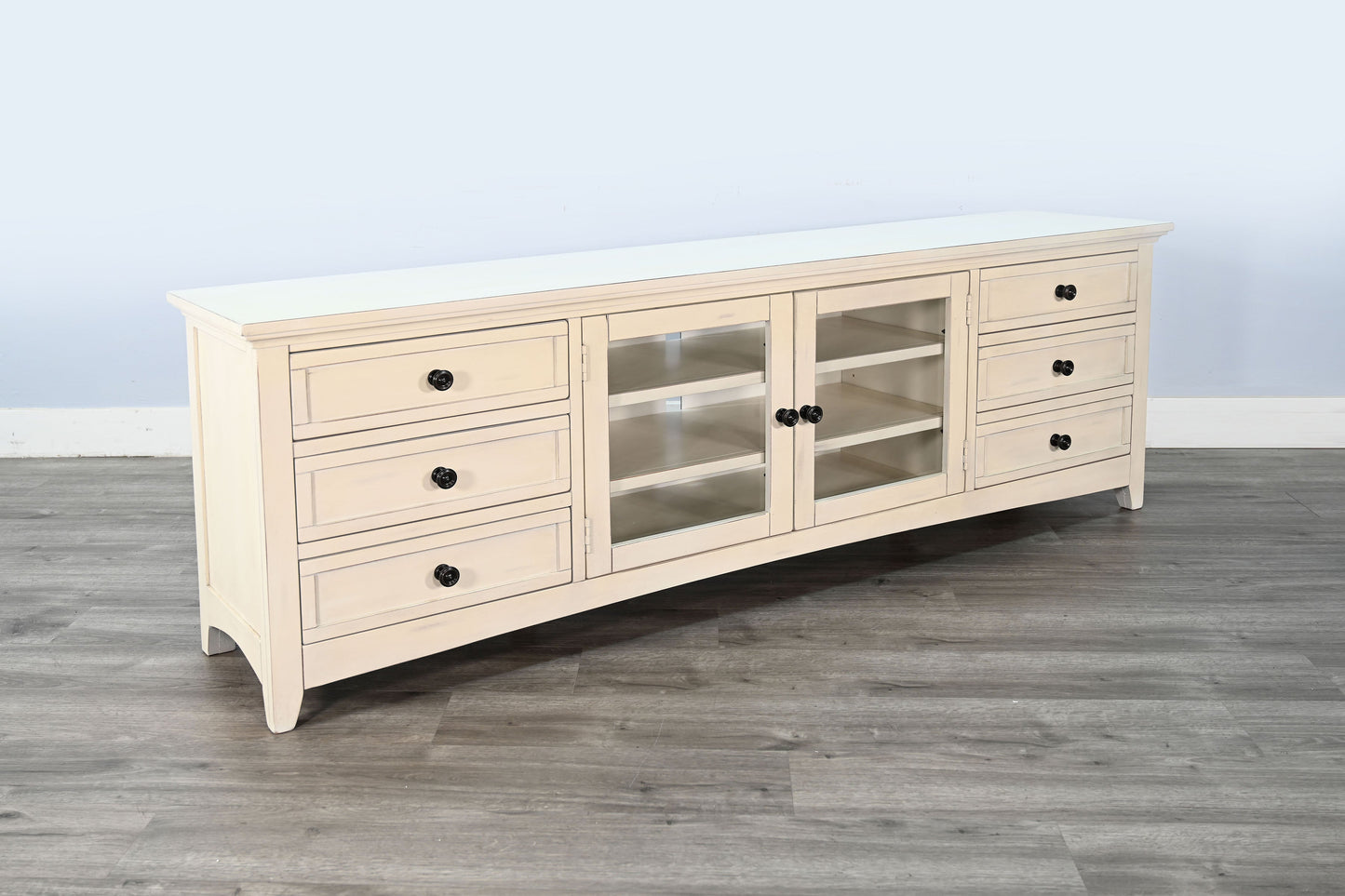 Baycrest Six Drawers Wood Media Console
