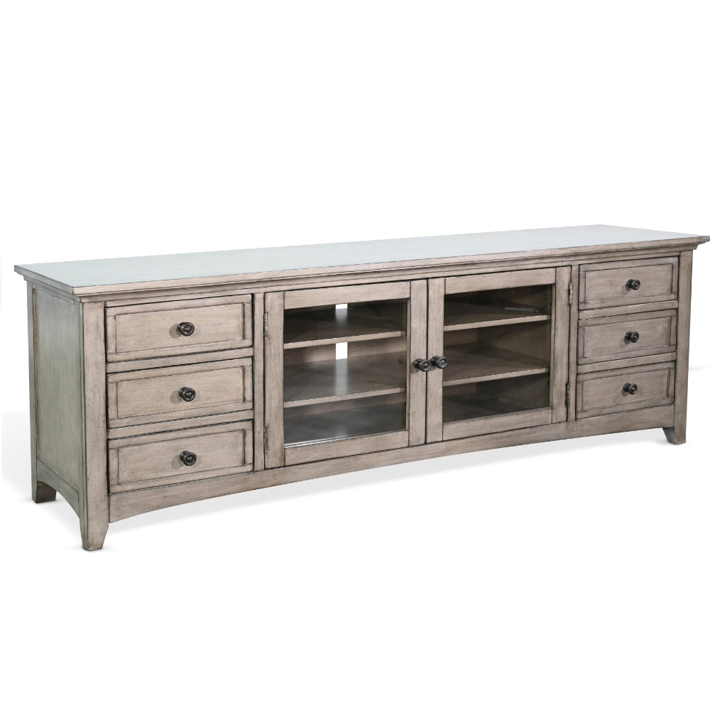Baycrest Six Drawers Wood Media Console