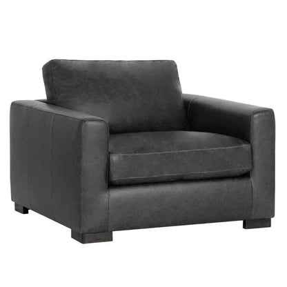 Baylor Leather Armchair - LOOMLAN - SUNPAN - Club Chairs