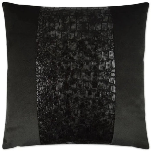 Bayou Charcoal Black Throw Pillow Insert - LOOMLAN - D.V. Kap - Throw Pillows