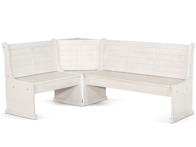 Bayside Cream Breakfast Nook Dining Set-Dining Table Sets-Sunny D-LOOMLAN